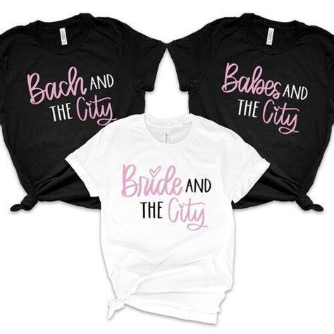 Bachelorette Party Shirts Bride And The City Slouchy Tank Etsy