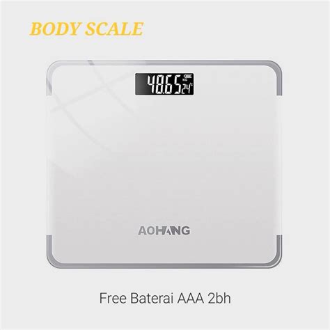 Jual Timbangan Badan Kaca Digital Body Elektronik Kartun Kg Scale