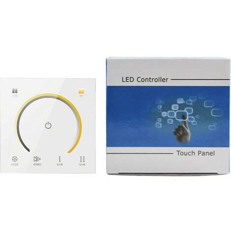 Controlador Regulador Pared Táctil para Tira LED 12 24V DC CCT CCT