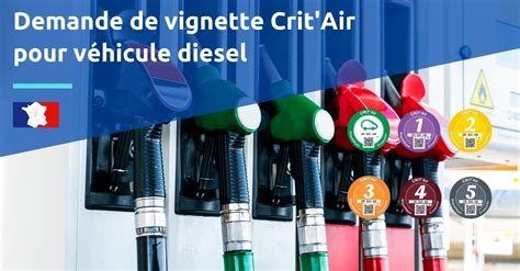 Vignette Crit Air diesel qui est concerné et comment l obtenir