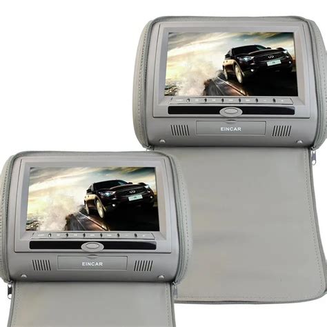 2PCS9 inch car Headrest Monitor high resolution 800x480 Screen Car ...