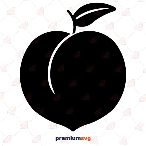 Peach Svg Funny Peach Clipart Cut Files Premiumsvg