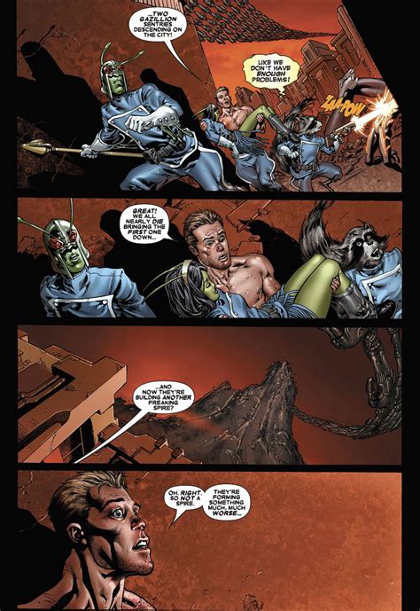 Annihilation Conquest Issue 6 Pg 25 In Ian Saint S GUARDIANS OF THE