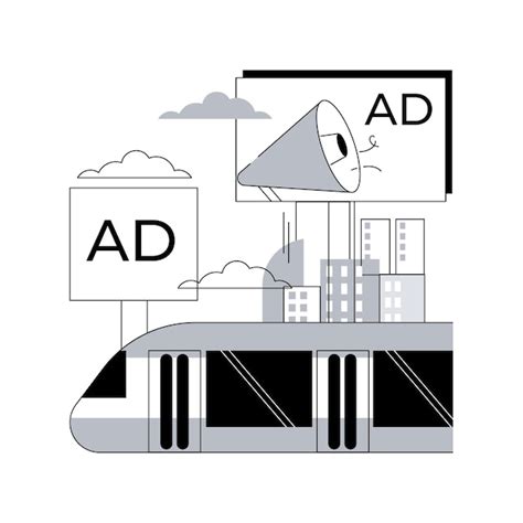 Au Enwerbung Design Abstraktes Konzept Vektor Illustration Premium Vektor