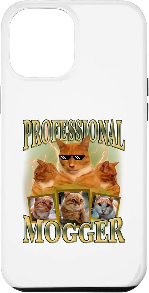 Iphone 15 Plus Funny Professional Mogger Cat Meme Mewing