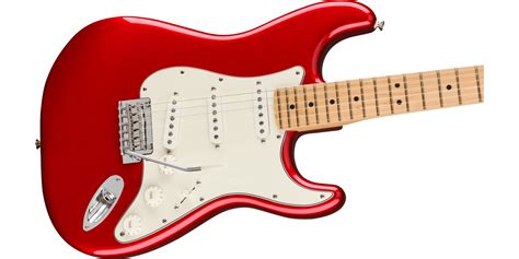 Fender Player Stratocaster Candy Apple Red Maple Uk