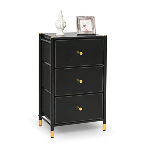 Bigroof 3 Drawer Dresser for Bedroom,Small Dresser Modern Closet Dressers Chest of Drawers, 3 ...