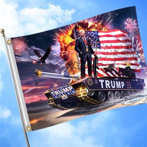 Noozuo 3' x 5' Polyester Support Trump 2024 Garden Flag, Decoration ...