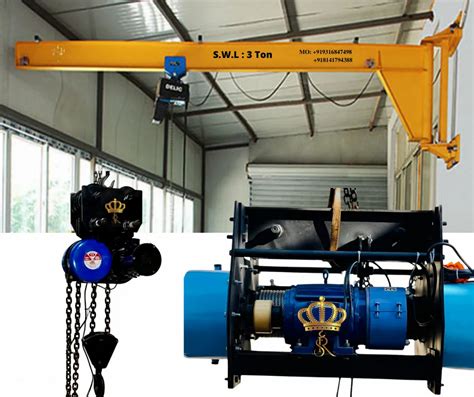 SR Wall Mounted Slewing Jib Crane Jib Length 9 Maximum Lifting