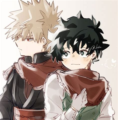 Bakugo and Deku: Dynamic Duo from My Hero Academia