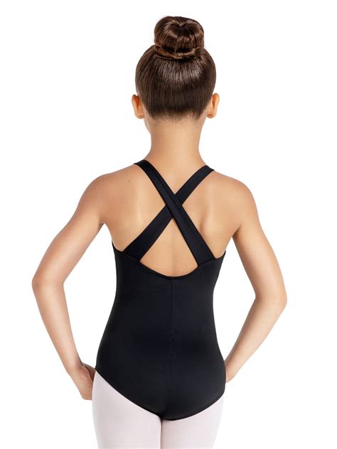 Capezio Studio Collection X Back Halter Leotard Girls Capezio®