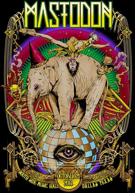 Mastodon Posters On Behance Music Artwork Rock N Roll Art Mastodon