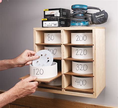 Sanding Disc Storage Cabinet | Woodsmith