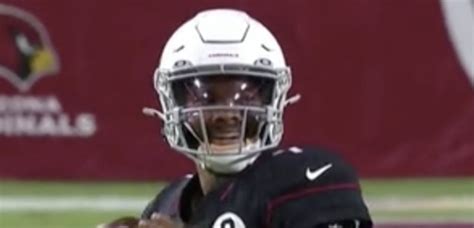 Kyler Murray Cracks A Huge Smile Seeing Deandre Hopkins 1 On 1 For An