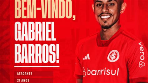 Internacional Anuncia A Contrata O Do Atacante Gabriel Barros Do Ituano