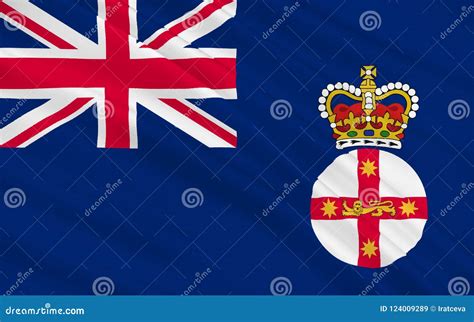 Flag of New South Wales stock illustration. Illustration of federation ...