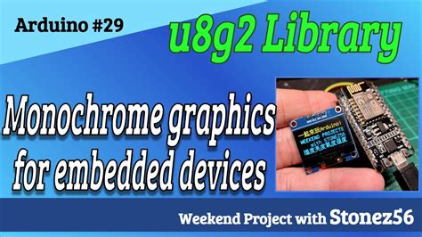 Arduino 29 How To Use U8g2 Library To Show Graphic UTF8 Characters