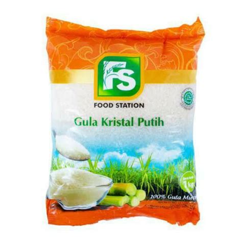 Jual Food Station Fs Gula Pasir Premium Kg Shopee Indonesia