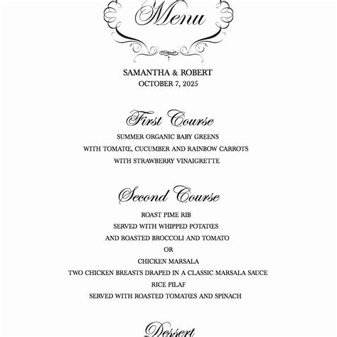 Wedding Bar Menu Template Beautiful Best Ideas About Rustic intended ...