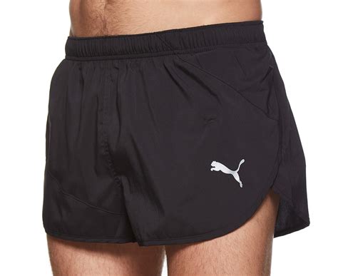 Puma Men's Ignite Split Running Shorts - Black | Catch.com.au