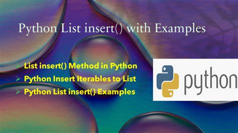 Python List Insert With Examples Spark By Examples