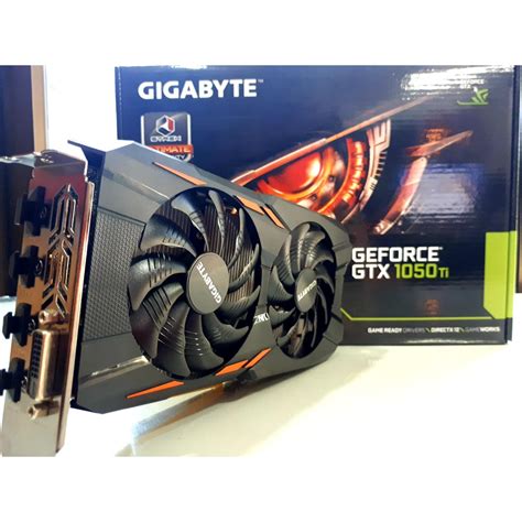 Gigabyte การ์ด Gtx 1050 Ti 4gb 128bit Gddr5 กราฟิกการ์ด Nvidia Vga การ์ด Geforce Gtx 1050ti Hdmi