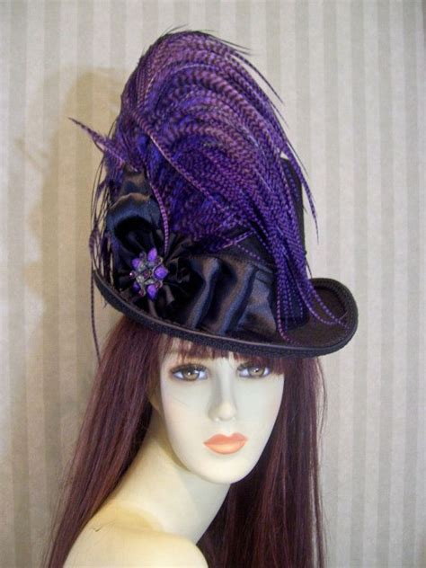 Black Steampunk Top Hat Halloween Hat Burning Man Hat Etsy