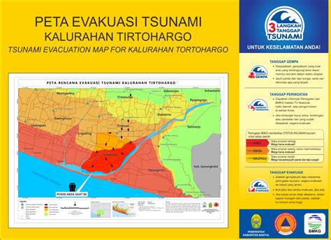 Peta Evakuasi Tsunami Tirtohargo Bpbd Kabupaten Bantul