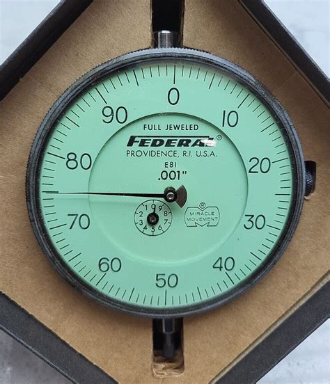 Federal E Dial Indicator Fully Jeweled Miracle Movement