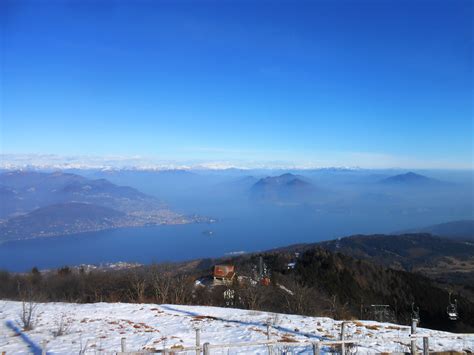 Panorama Dalla Cima Del Mottarone Verso Il Lago Maggiore Hikr Org