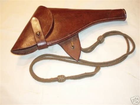 Webley .455 Mk VI Leather holster and Lanyard | #23355398