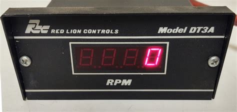 🔥 Red Lion Controls Dt3a0400 Display Rpm Meter 115 Vac Clean Tested Ebay