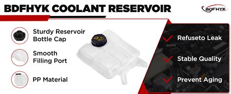 Amazon Bdfhyk Engine Coolant Expansion Reservoir Overflow Tank