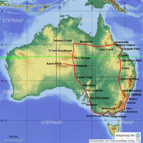 Stepmap Australien