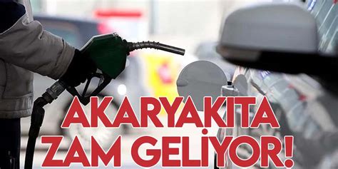 Araç sahipleri dikkat Akaryakıta zam geliyor