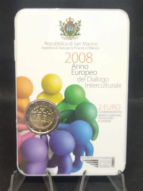 Saint Marin Euro Anno Europeo Del Dialogo Interculturale