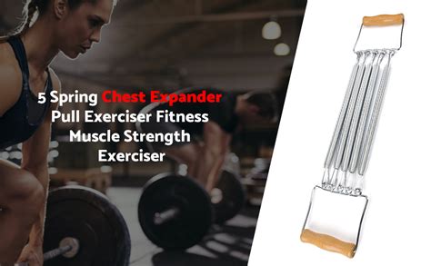 Fitness Chest Developer Expander 5 Spring Chest Expander Pull