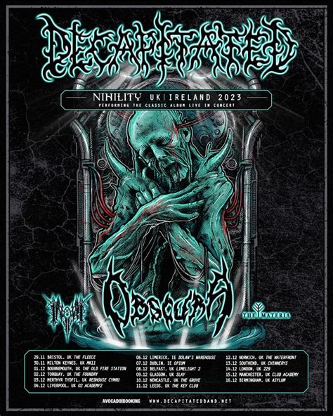 Event Decapitated - 03/12/2023 - Merthyr Tydfil - Redhouse Cymru - United Kingdom