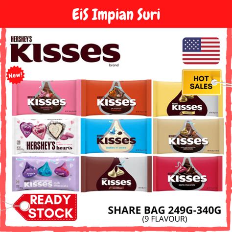 Ready Stock Hersheys Kisses Chocolate 300g315g340g Assorted