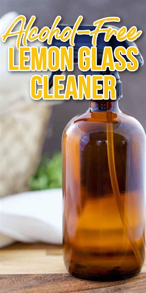 Easy Diy Alcohol Free Window And Glass Cleaner Glass Cleaner Recipe Glass Cleaner All