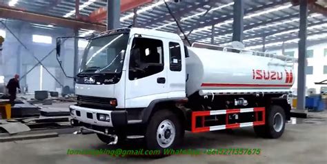 ISUZU FVR 4x2 12000L 16000L Water Tanker Truck For Sale Dong Runze