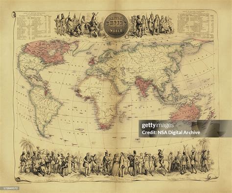 Map Of British Empire High-Res Vector Graphic - Getty Images