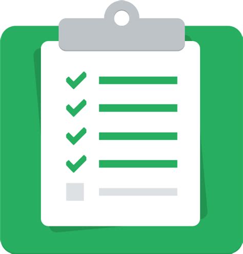 Green Checklist Png Pic Png Mart