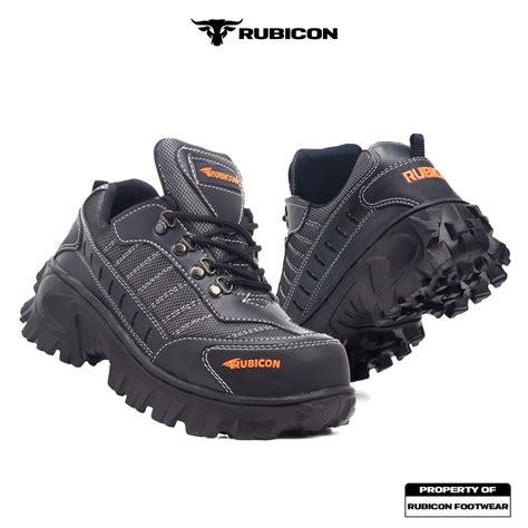 Jual SEPATU SAFETY RUBICON INVADER BROWN SEPATU BOOTS PRIA SAFETY UJUNG