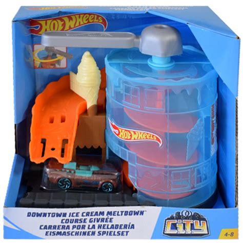 Hot Wheels City Downtown Ice Cream Meltdown pálya Mattel vásárlás a Játékshopban