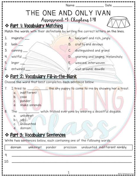 The One And Only Ivan Assessments Nothing But Class