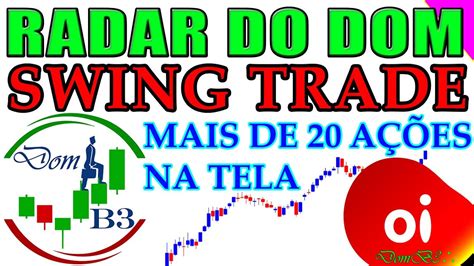 ABERTURA DE MERCADO DOMB3 SWING TRADE OPORTUNIDADES DA SEMANA YouTube