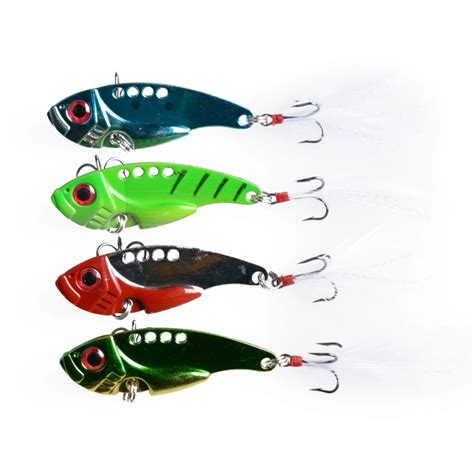 Aliexpress.com : Buy 2018 metal fishing lures 4Colors 8pcs VIBE metal fishing lure 5.5CM 11G ...