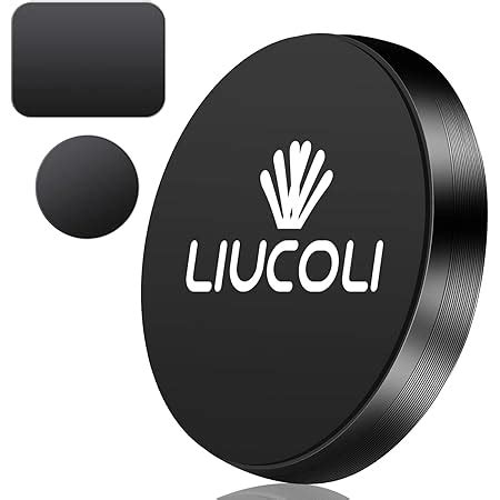 LIUCOLI Plaque métallique autocollante pour Aimant téléphone Voiture