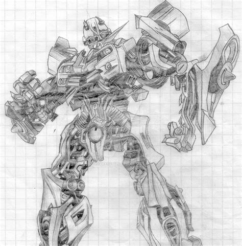 Transformers Bumblebee Sketch By Drakkenchild On Deviantart